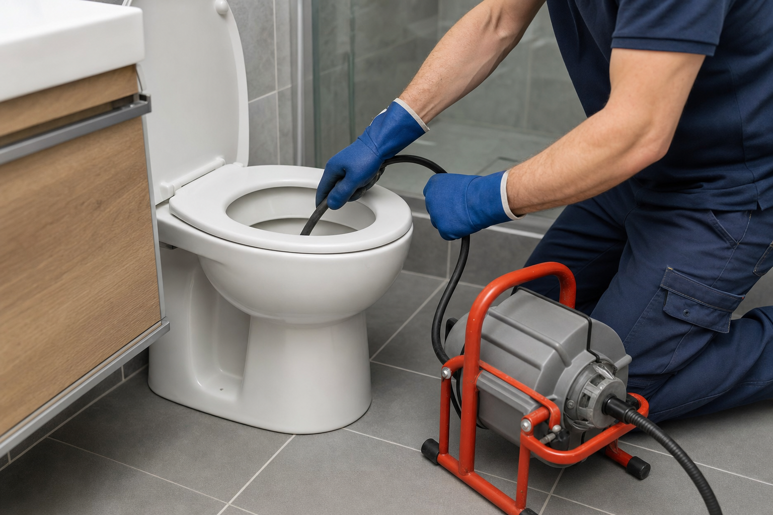 Blocked Drains Raynes Park service image