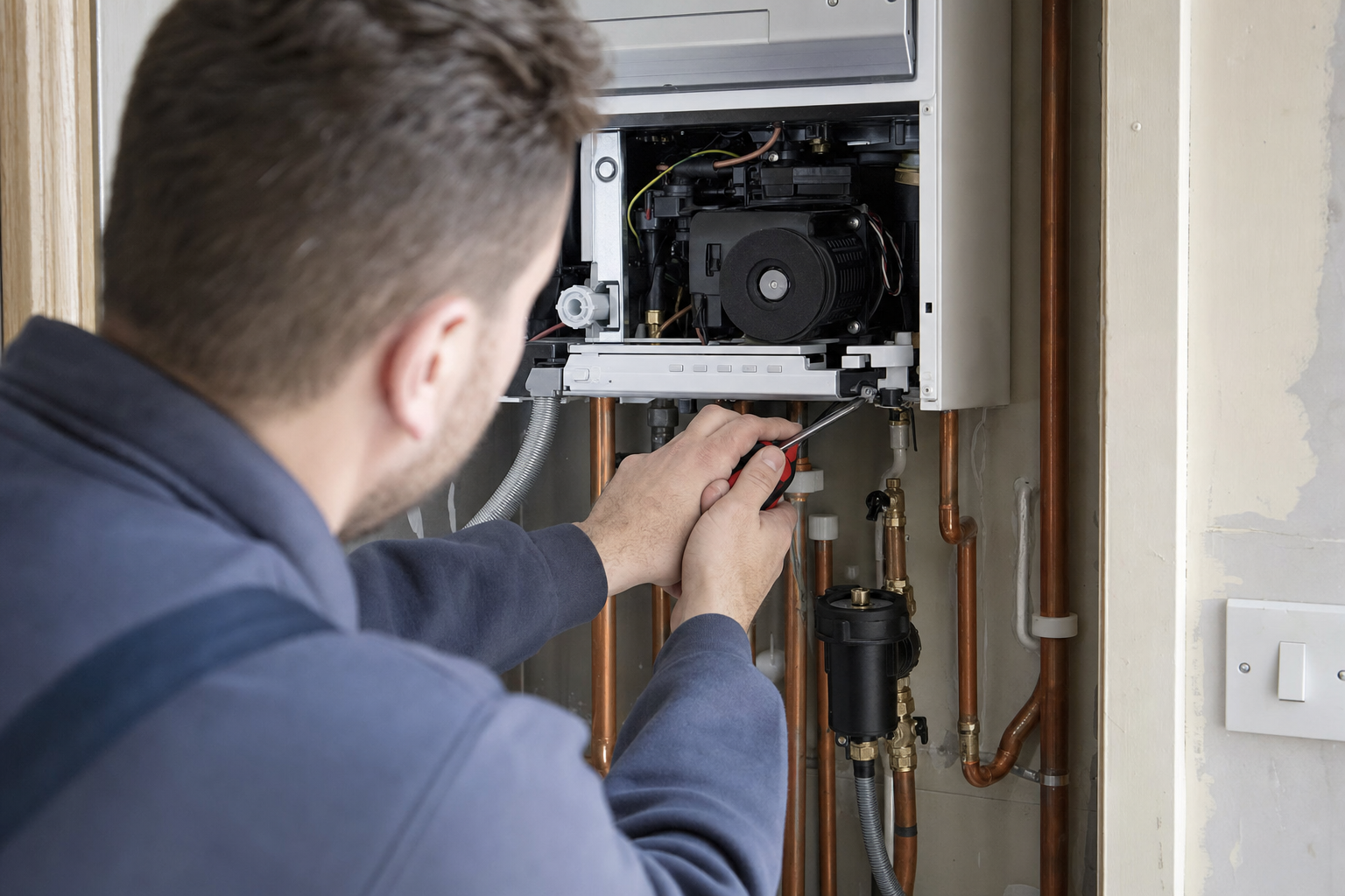 Central Heating Raynes Park service image